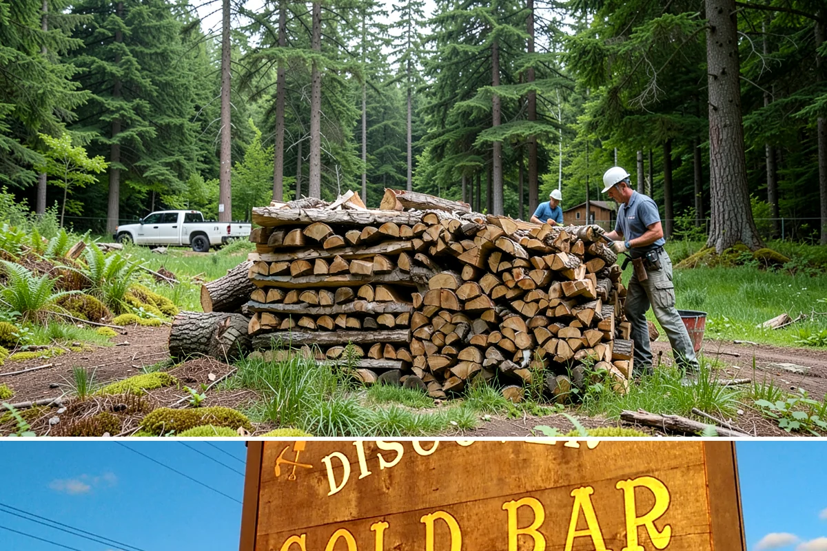 Emergency Firewood Delivery in Gold Bar, Snohomish County, WA - Emergency delivery is available whenever you run short, and it is most in demand during winter cold spells and storms.