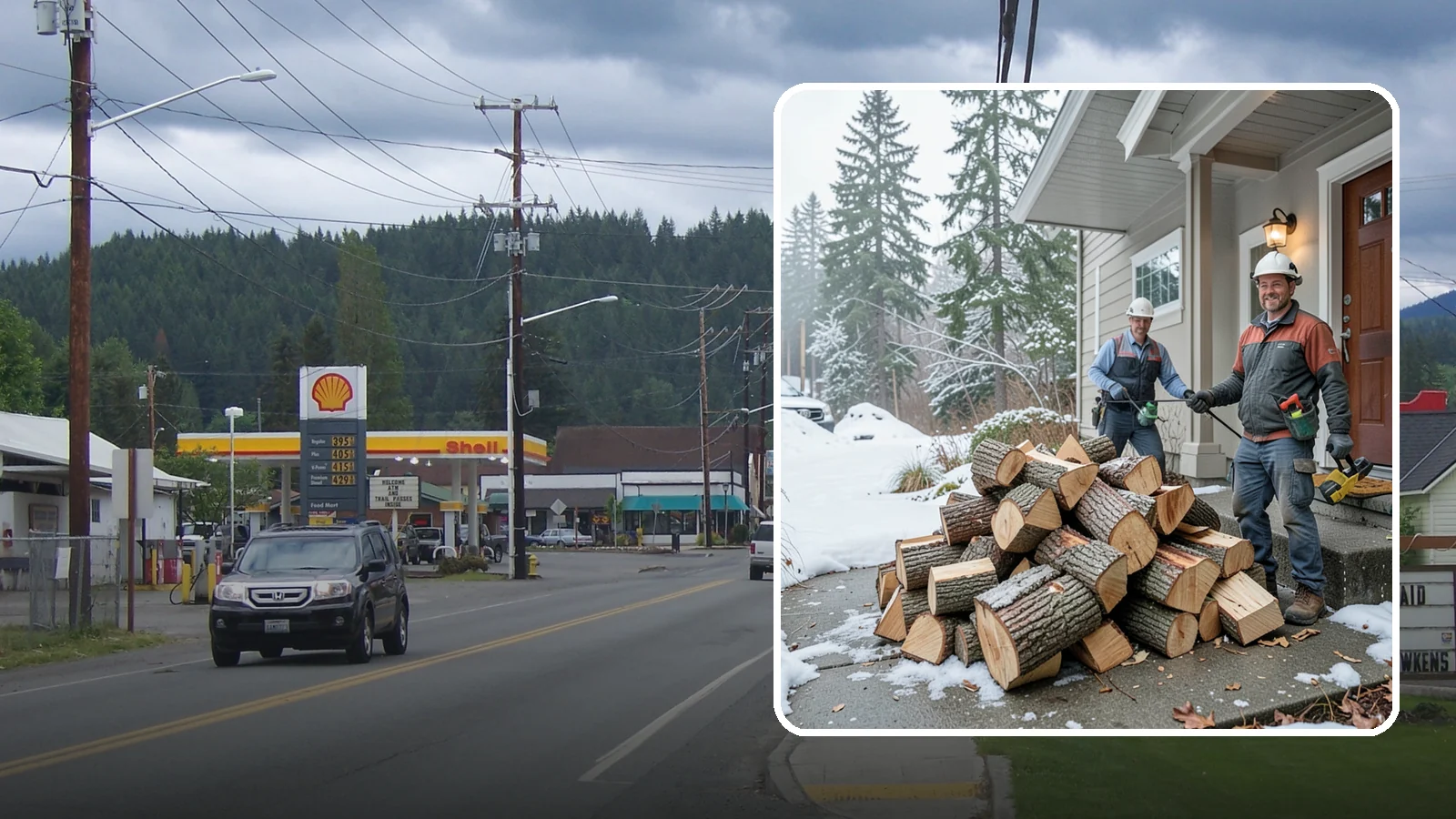 Emergency Firewood Delivery in Granite Falls, Snohomish County, WA - When you unexpectedly run low on heat, we rush seasoned, ready-to-burn firewood to your door as quickly as we can.