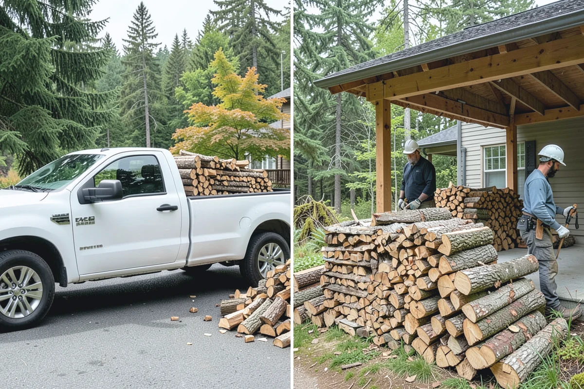 Emergency Firewood Delivery in Hamilton, Skagit County, WA - You contact us with an urgent firewood need