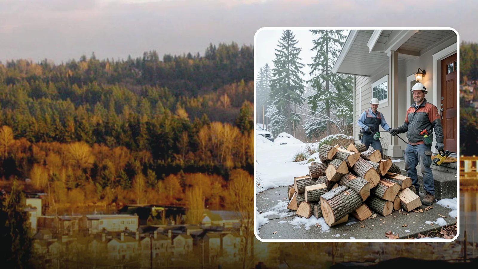 Emergency Firewood Delivery in Kenmore, King County, WA - When you unexpectedly run low on heat, we rush seasoned, ready-to-burn firewood to your door as quickly as we can.