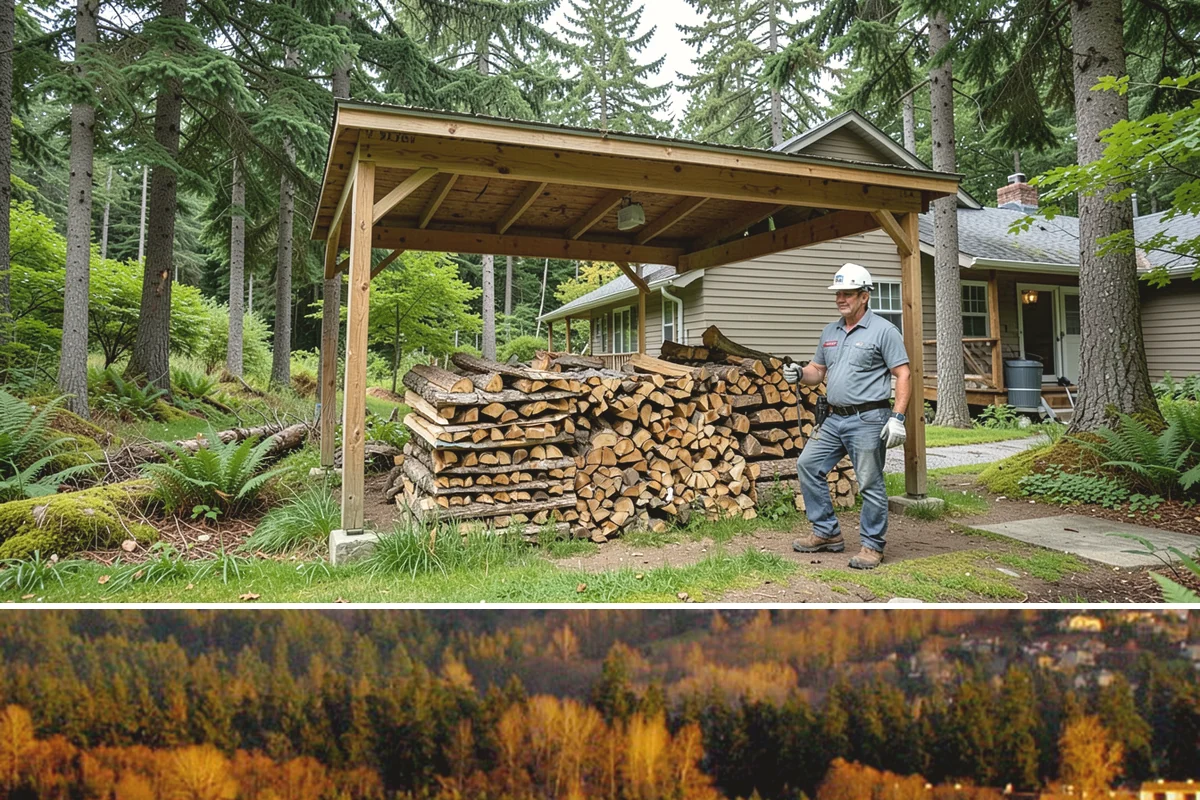 Emergency Firewood Delivery in Kenmore, King County, WA - Emergency delivery is available whenever you run short, and it is most in demand during winter cold spells and storms.