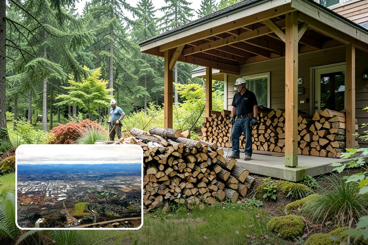 Emergency Firewood Delivery in Kent, King County, WA - Rapid dispatch when you are out of heat