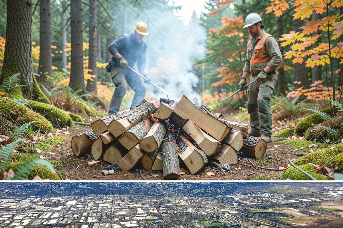 Emergency Firewood Delivery in Kent, King County, WA - Emergency delivery is available whenever you run short, and it is most in demand during winter cold spells and storms.