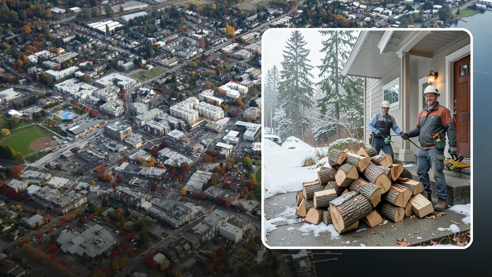 Emergency Firewood Delivery in Kirkland, King County, WA - When you unexpectedly run low on heat, we rush seasoned, ready-to-burn firewood to your door as quickly as we can.