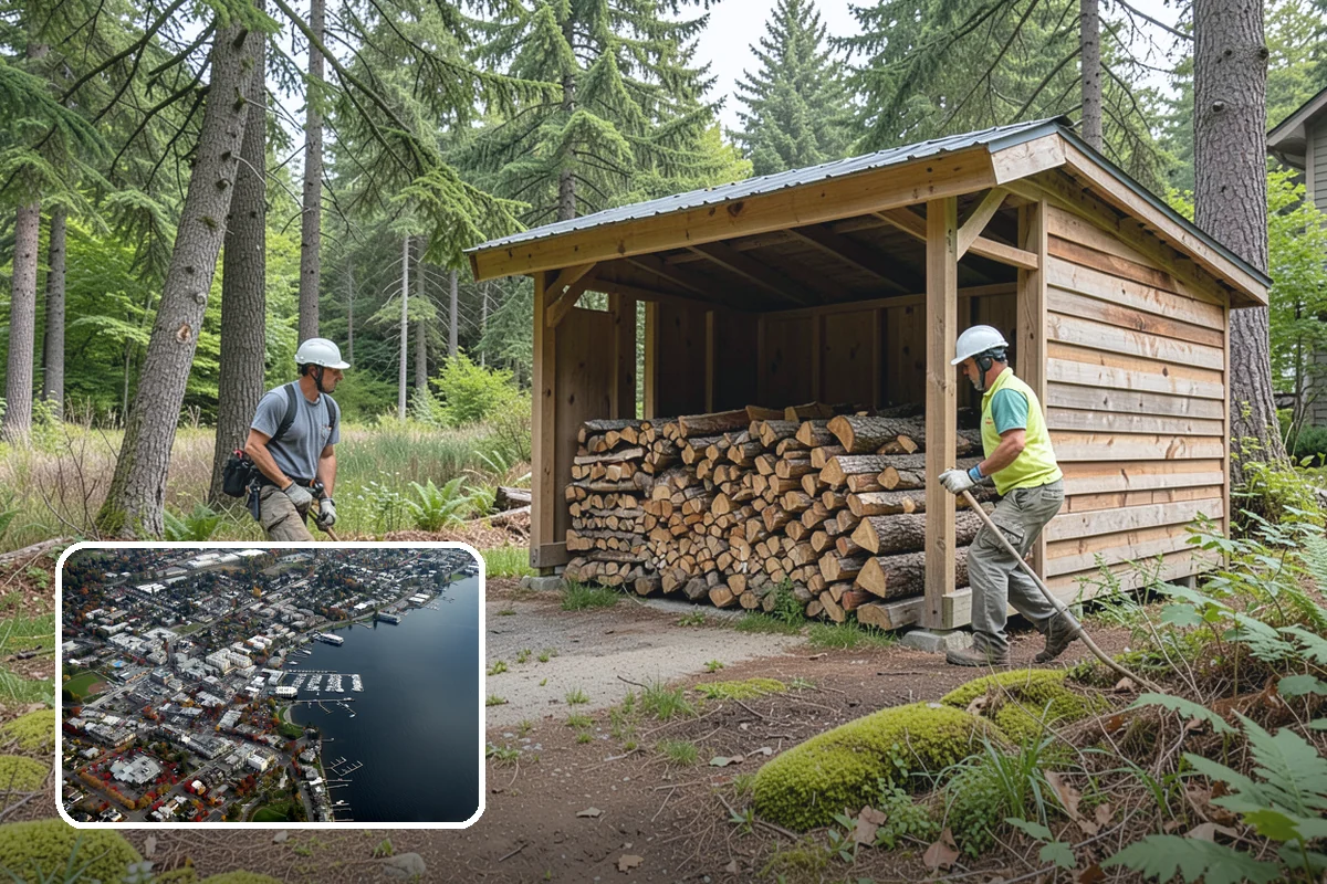 Emergency Firewood Delivery in Kirkland, King County, WA - Rapid dispatch when you are out of heat