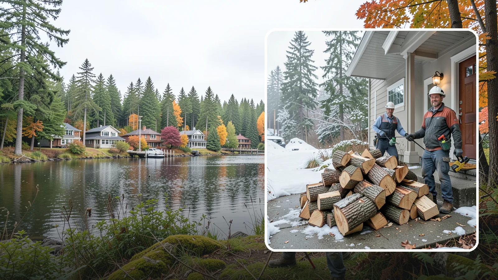 Emergency Firewood Delivery in La Conner, Skagit County, WA - When you unexpectedly run low on heat, we rush seasoned, ready-to-burn firewood to your door as quickly as we can.