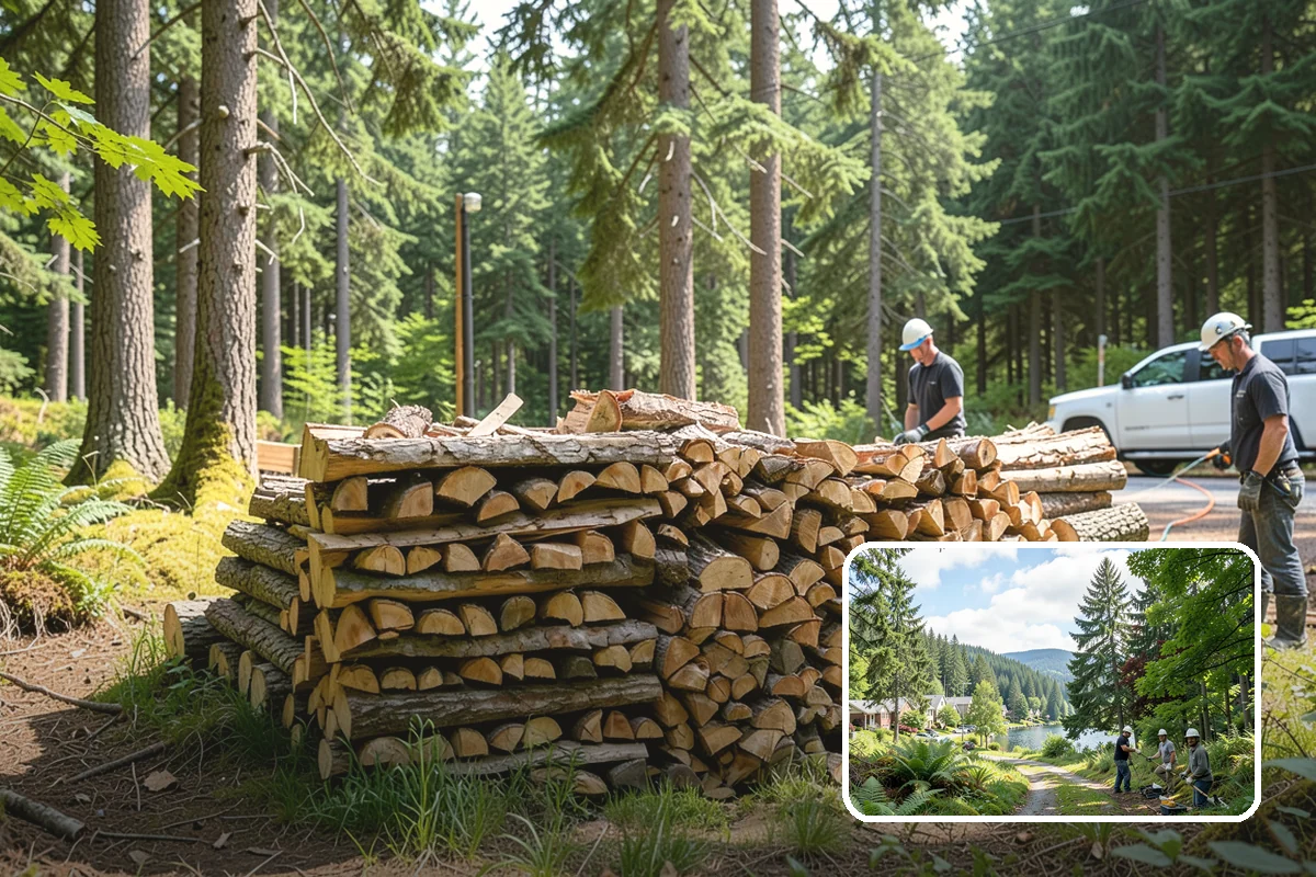 Emergency Firewood Delivery in Lake Forest Park, King County, WA - Rapid dispatch when you are out of heat