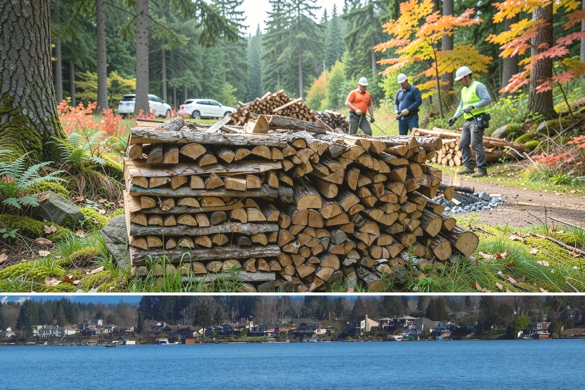 Emergency Firewood Delivery in Lake Stevens, Snohomish County, WA - Emergency delivery is available whenever you run short, and it is most in demand during winter cold spells and storms.