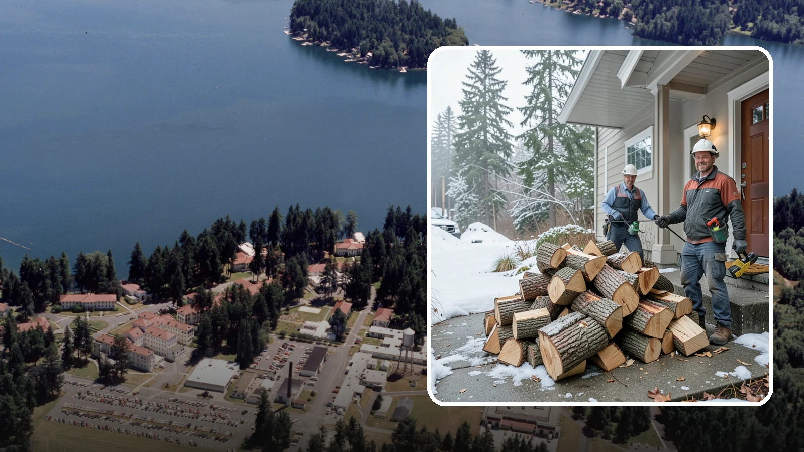 Emergency Firewood Delivery in Lakewood, Pierce County, WA - When you unexpectedly run low on heat, we rush seasoned, ready-to-burn firewood to your door as quickly as we can.