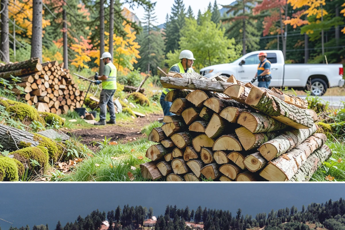 Emergency Firewood Delivery in Lakewood, Pierce County, WA - Emergency delivery is available whenever you run short, and it is most in demand during winter cold spells and storms.