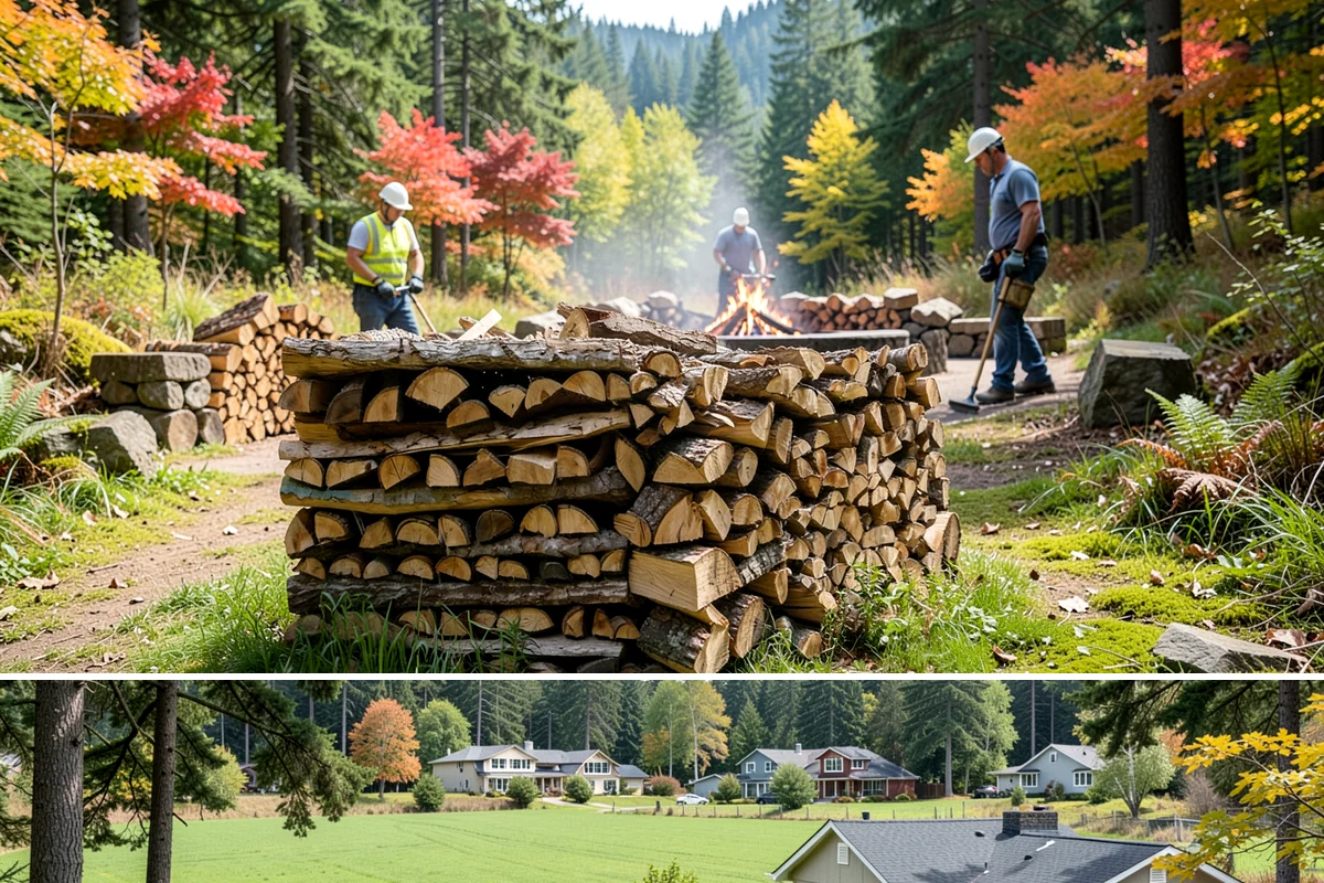 Emergency Firewood Delivery in Lyman, WA - Emergency delivery is available whenever you run short, and it is most in demand during winter cold spells and storms.