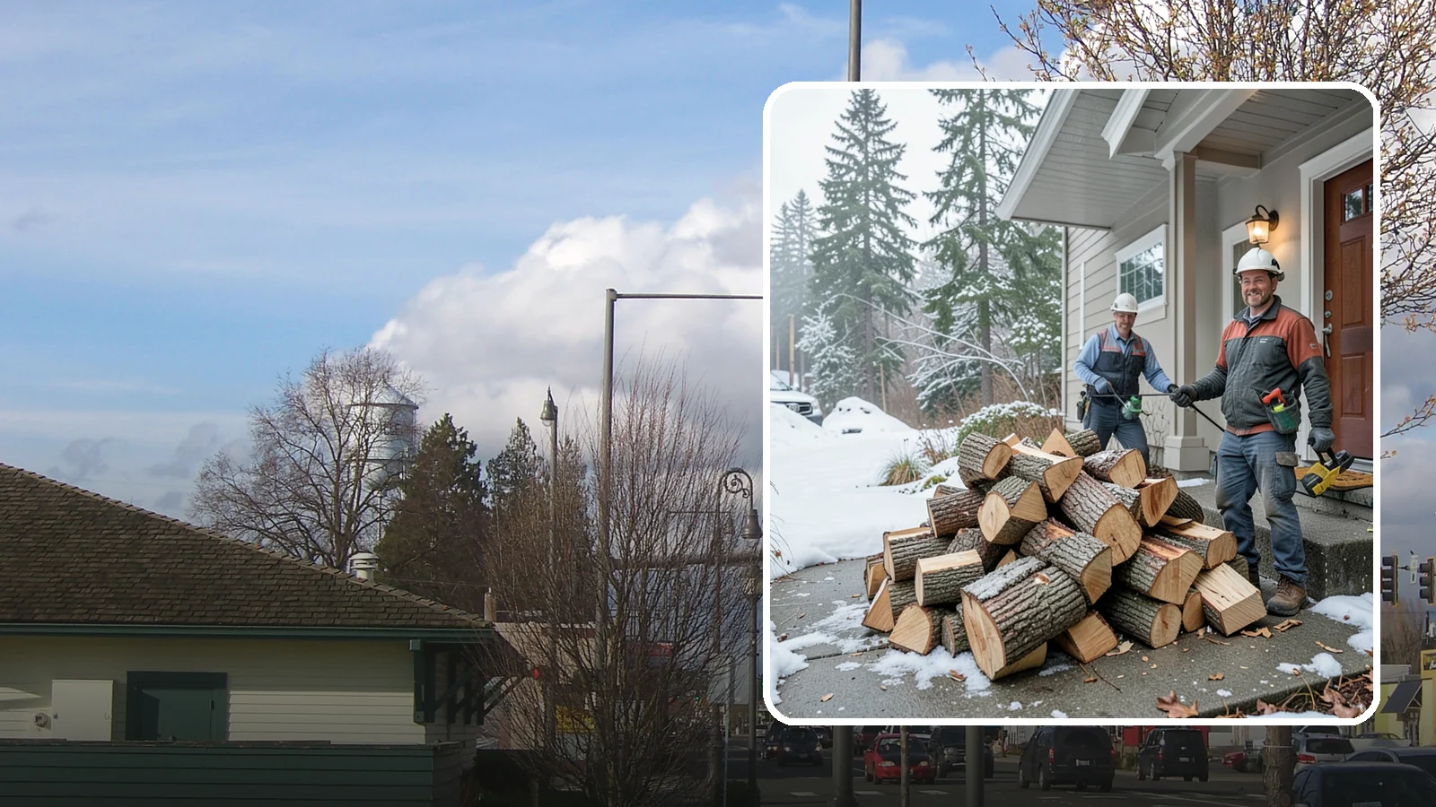 Emergency Firewood Delivery in Marysville, Snohomish County, WA - When you unexpectedly run low on heat, we rush seasoned, ready-to-burn firewood to your door as quickly as we can.