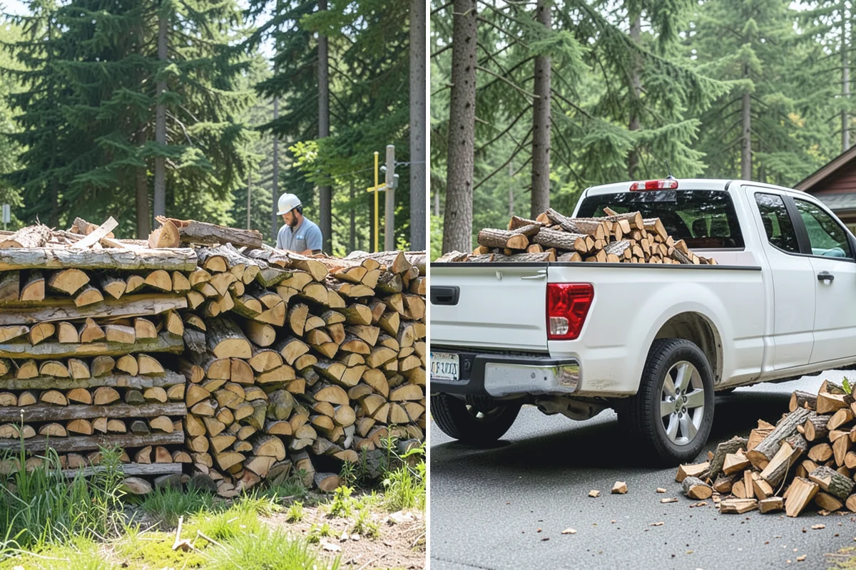 Emergency Firewood Delivery in Medina, King County, WA - You contact us with an urgent firewood need