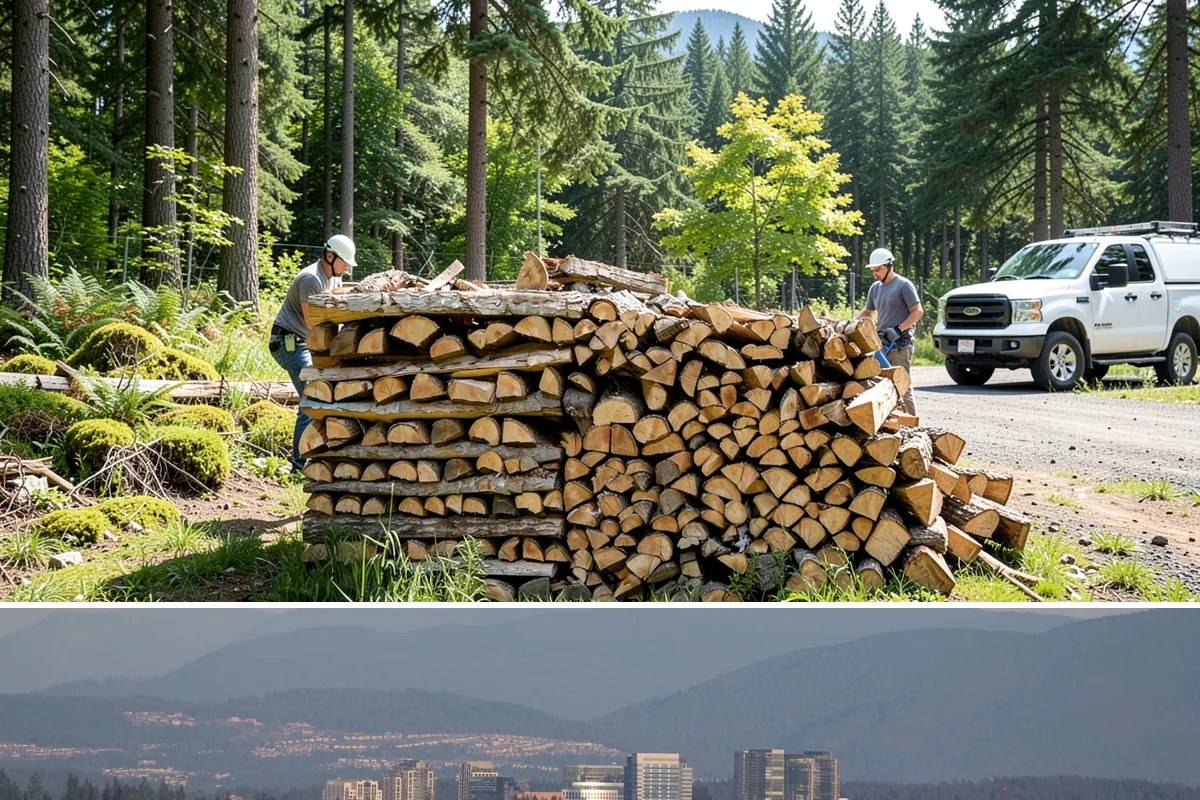 Emergency Firewood Delivery in Medina, King County, WA - Emergency delivery is available whenever you run short, and it is most in demand during winter cold spells and storms.