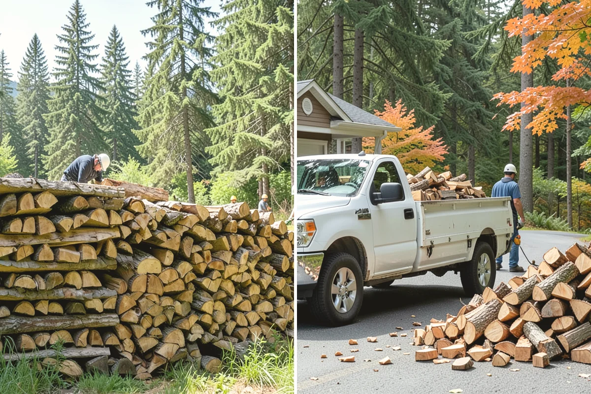 Emergency Firewood Delivery in Mill Creek, Snohomish County, WA - You contact us with an urgent firewood need