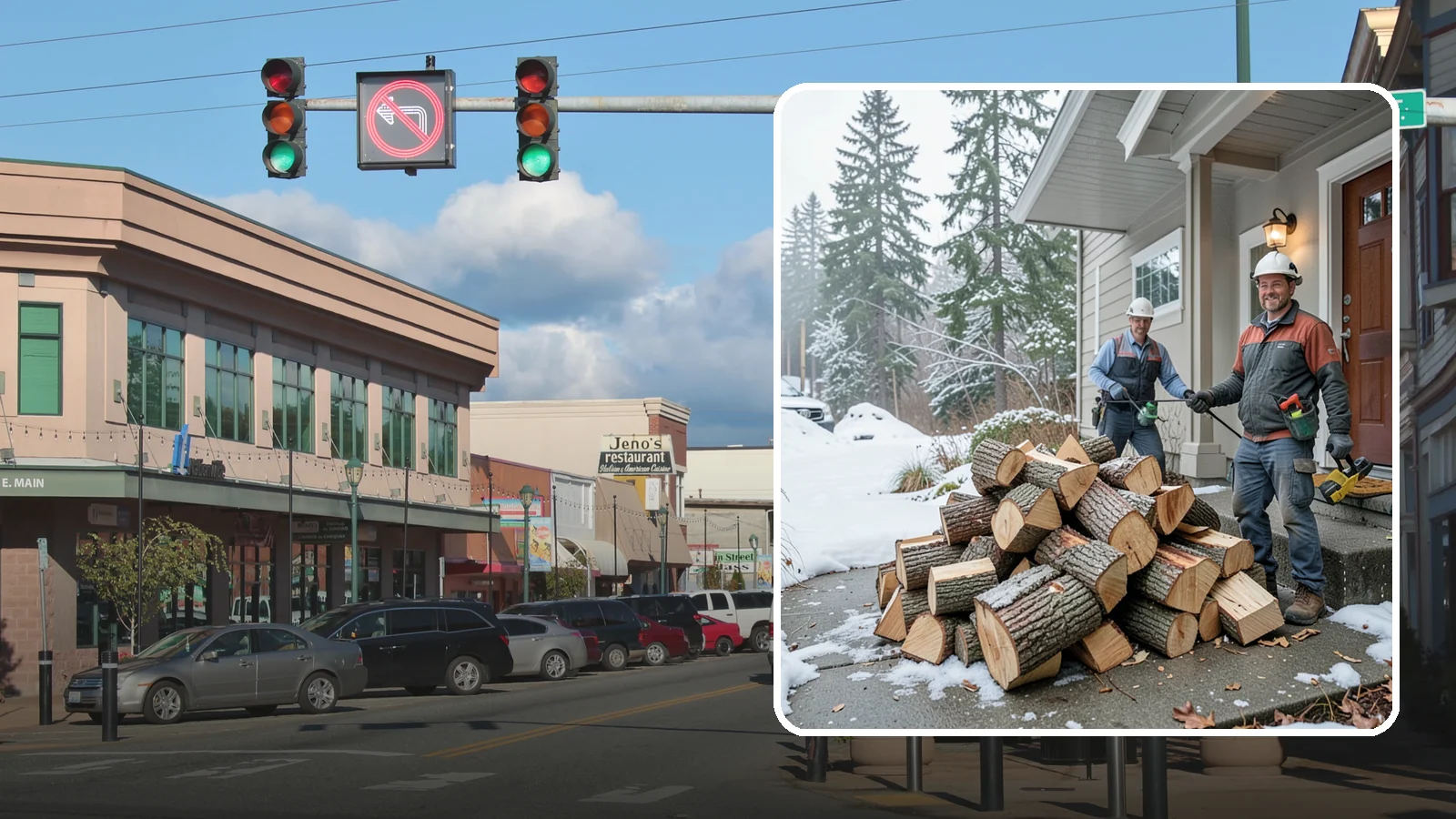 Emergency Firewood Delivery in Monroe, Snohomish County, WA - When you unexpectedly run low on heat, we rush seasoned, ready-to-burn firewood to your door as quickly as we can.