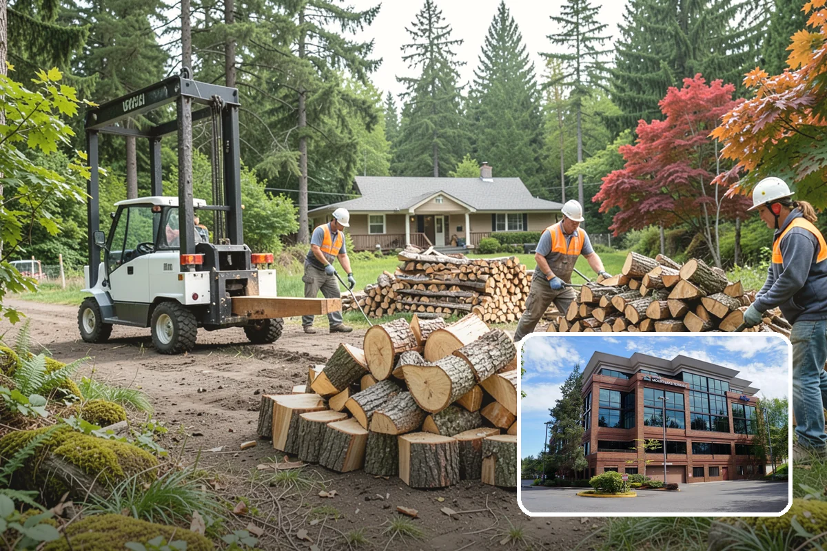 Emergency Firewood Delivery in Mountlake Terrace, WA - Rapid dispatch when you are out of heat