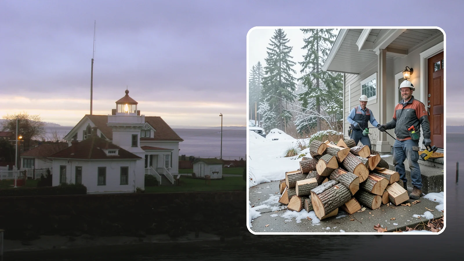 Emergency Firewood Delivery in Mukilteo, Snohomish County, WA - When you unexpectedly run low on heat, we rush seasoned, ready-to-burn firewood to your door as quickly as we can.