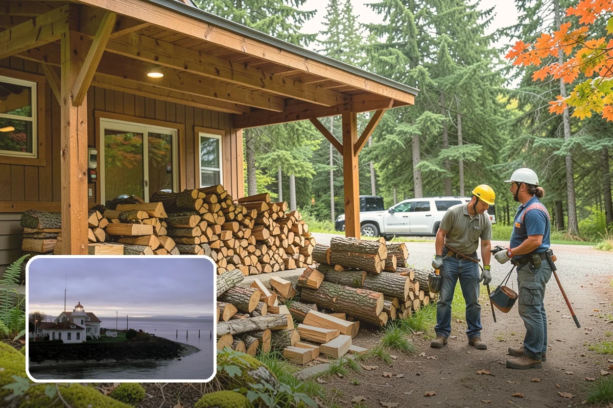 Emergency Firewood Delivery in Mukilteo, Snohomish County, WA - Rapid dispatch when you are out of heat