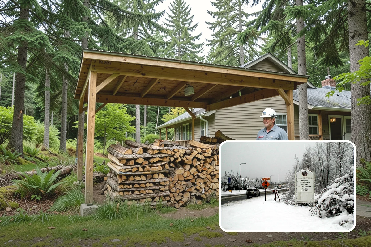 Emergency Firewood Delivery in Newcastle, King County, WA - Rapid dispatch when you are out of heat