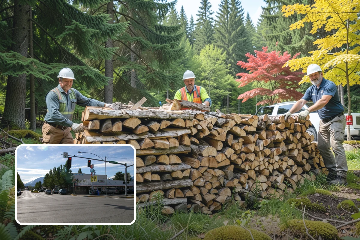 Emergency Firewood Delivery in North Bend, King County, WA - Rapid dispatch when you are out of heat
