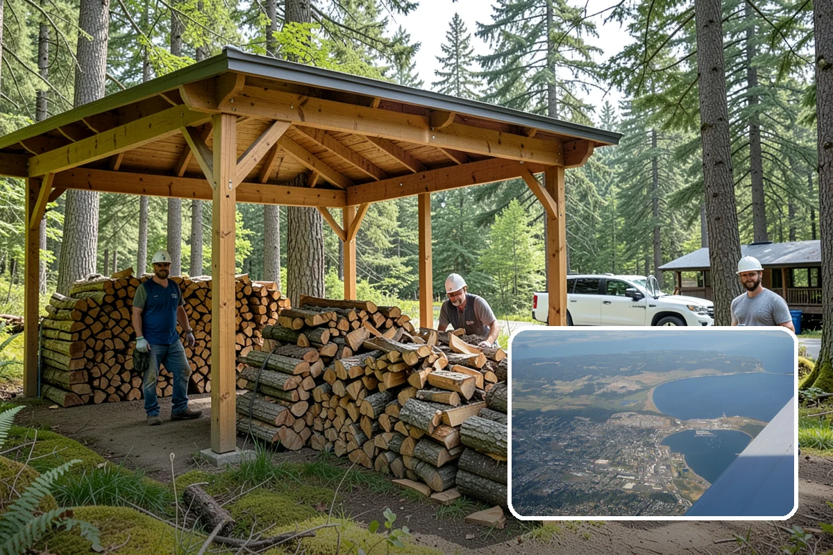 Emergency Firewood Delivery in Oak Harbor, Island County, WA - Rapid dispatch when you are out of heat