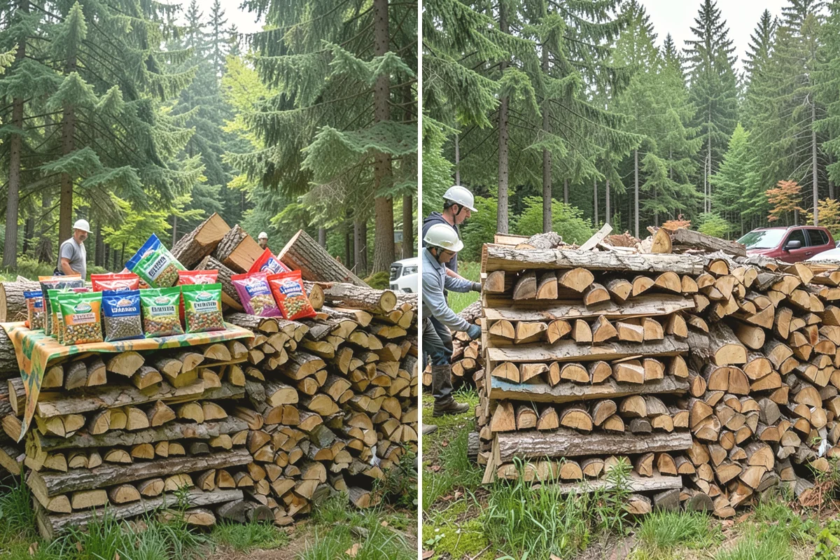 Emergency Firewood Delivery in Oak Harbor, Island County, WA - You contact us with an urgent firewood need