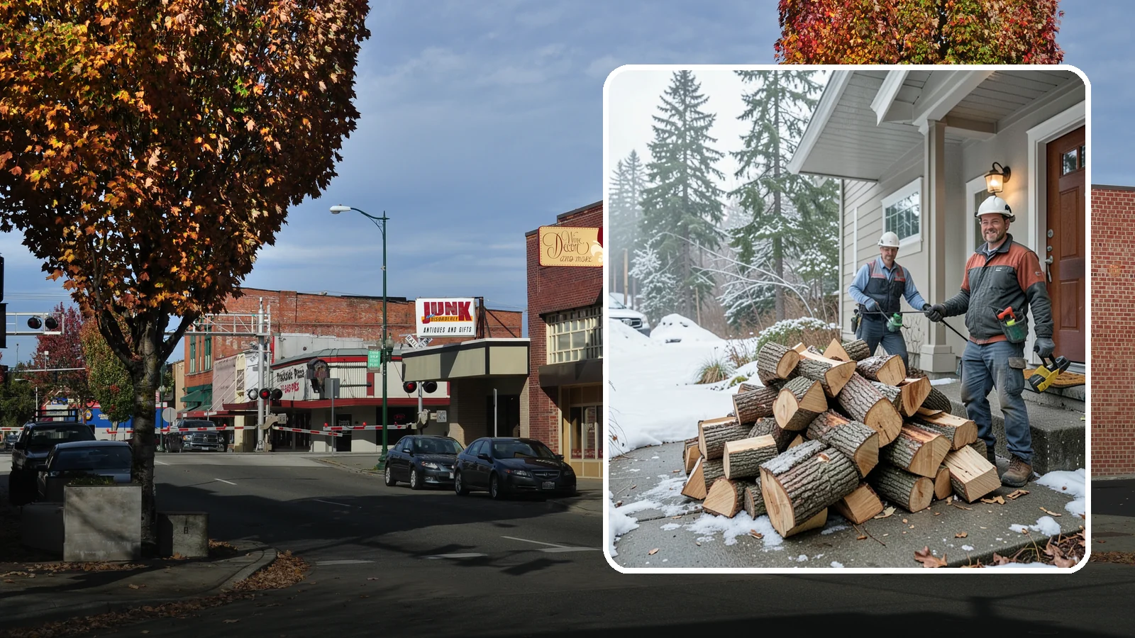Emergency Firewood Delivery in Puyallup, Pierce County, WA - When you unexpectedly run low on heat, we rush seasoned, ready-to-burn firewood to your door as quickly as we can.