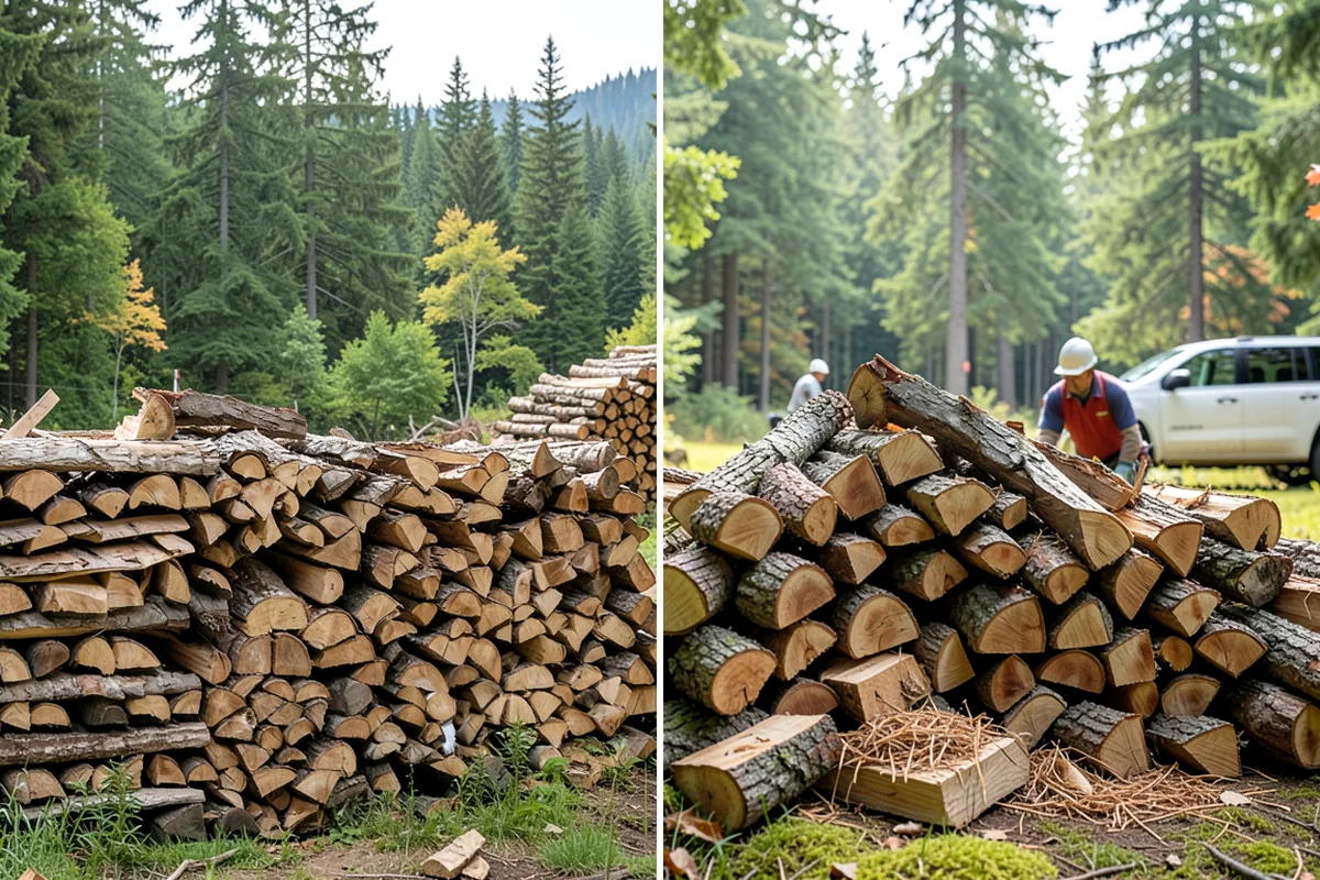 Emergency Firewood Delivery in Puyallup, Pierce County, WA - You contact us with an urgent firewood need