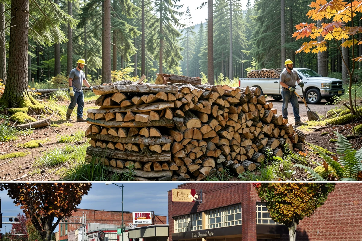 Emergency Firewood Delivery in Puyallup, Pierce County, WA - Emergency delivery is available whenever you run short, and it is most in demand during winter cold spells and storms.