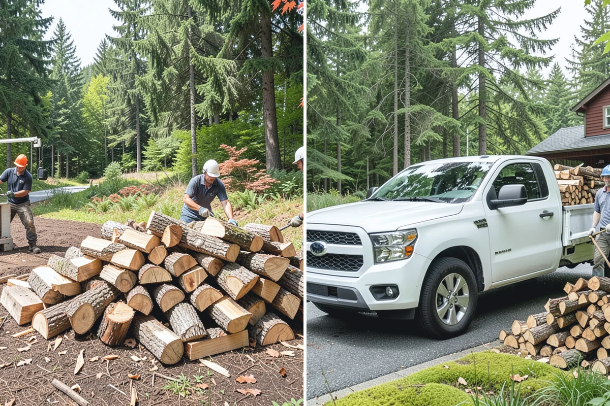 Emergency Firewood Delivery in Redmond, King County, WA - You contact us with an urgent firewood need