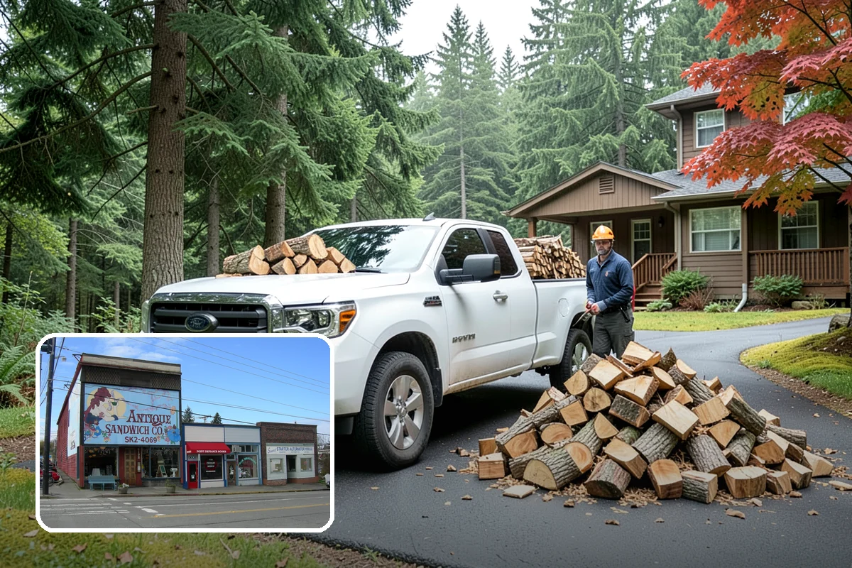 Emergency Firewood Delivery in Ruston, Pierce County, WA - Rapid dispatch when you are out of heat
