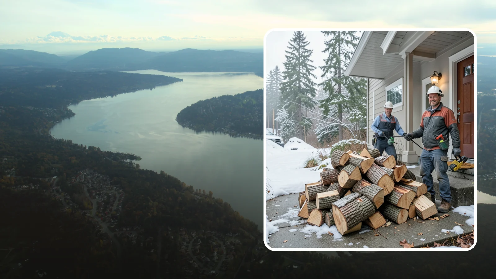 Emergency Firewood Delivery in Sammamish, King County, WA - When you unexpectedly run low on heat, we rush seasoned, ready-to-burn firewood to your door as quickly as we can.