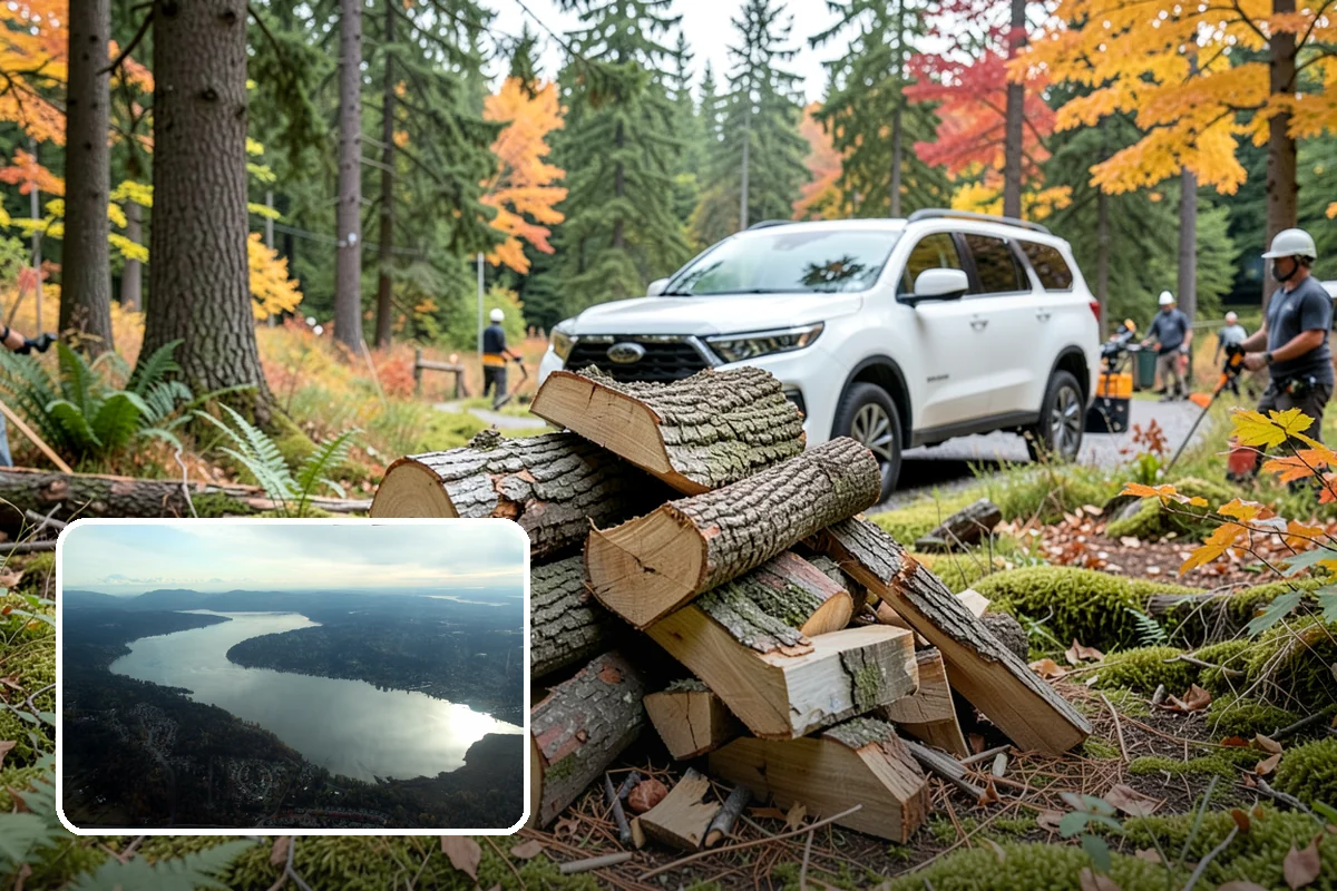 Emergency Firewood Delivery in Sammamish, King County, WA - Rapid dispatch when you are out of heat