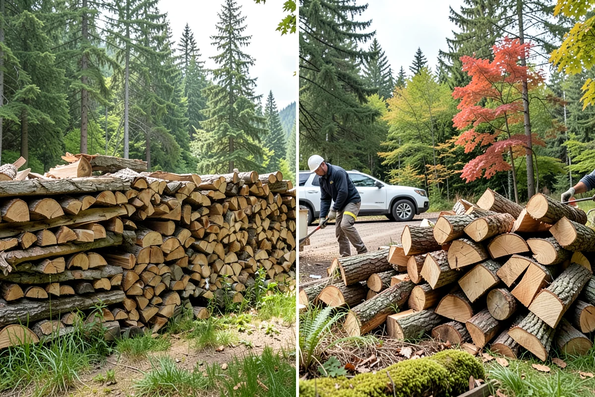 Emergency Firewood Delivery in SeaTac, WA - You contact us with an urgent firewood need