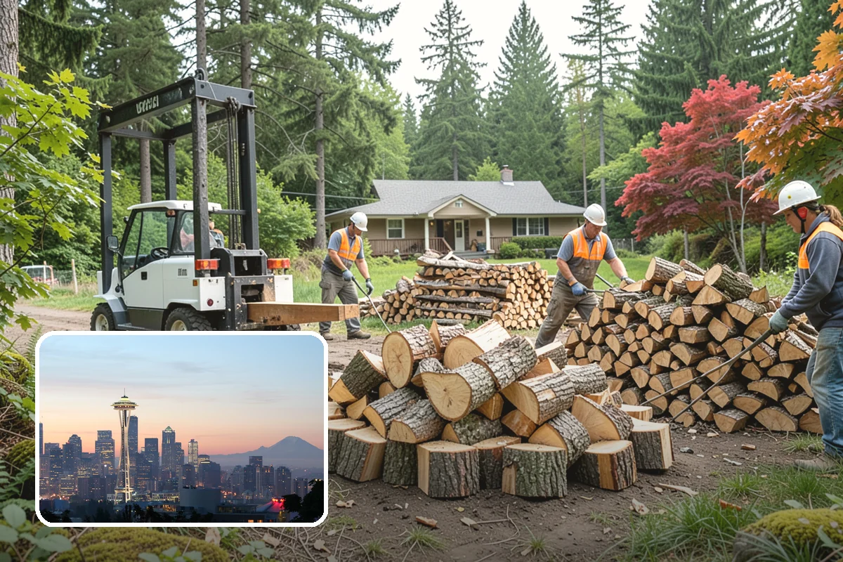 Emergency Firewood Delivery in Seattle, King County, WA - Rapid dispatch when you are out of heat