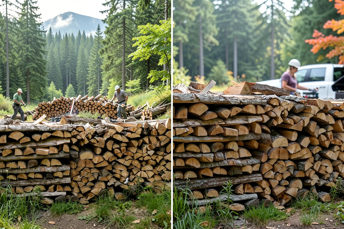Emergency Firewood Delivery in Seattle, King County, WA - You contact us with an urgent firewood need