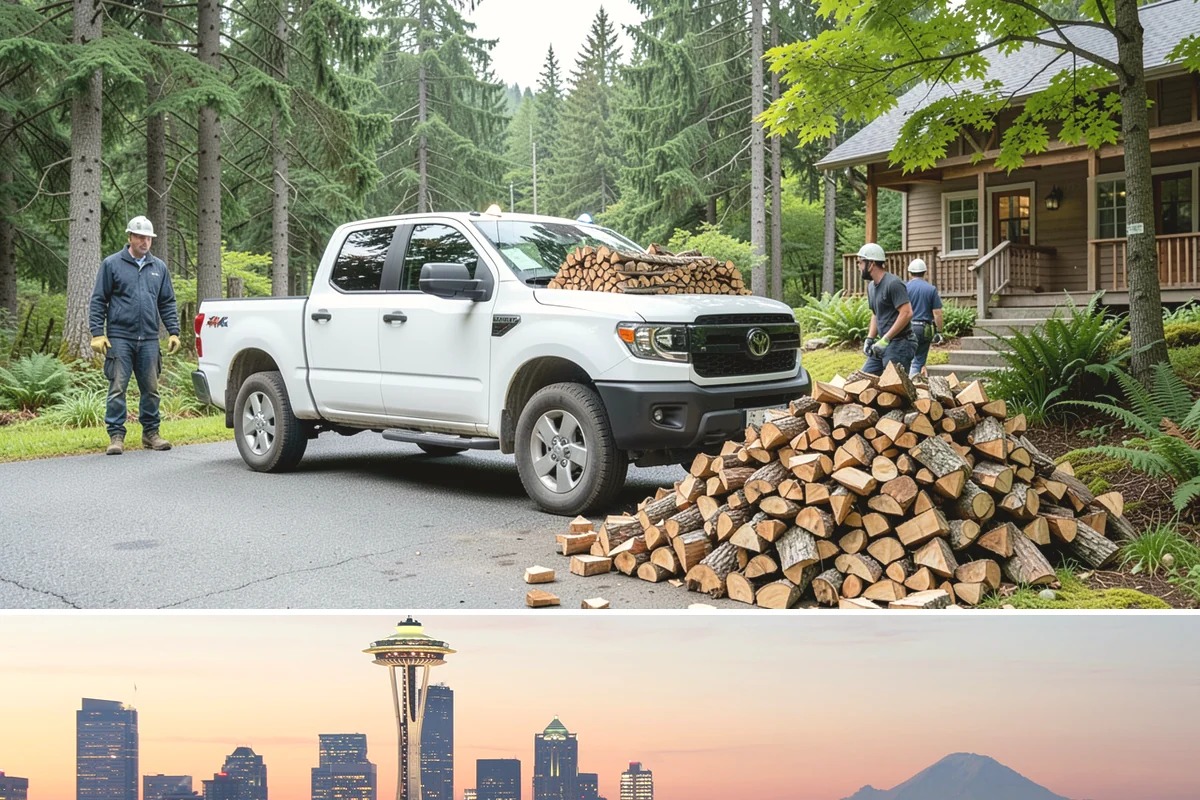 Emergency Firewood Delivery in Seattle, King County, WA - Emergency delivery is available whenever you run short, and it is most in demand during winter cold spells and storms.