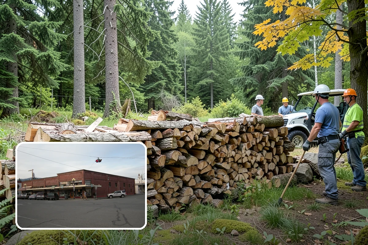 Emergency Firewood Delivery in Sedro-Woolley, Skagit County, WA - Rapid dispatch when you are out of heat