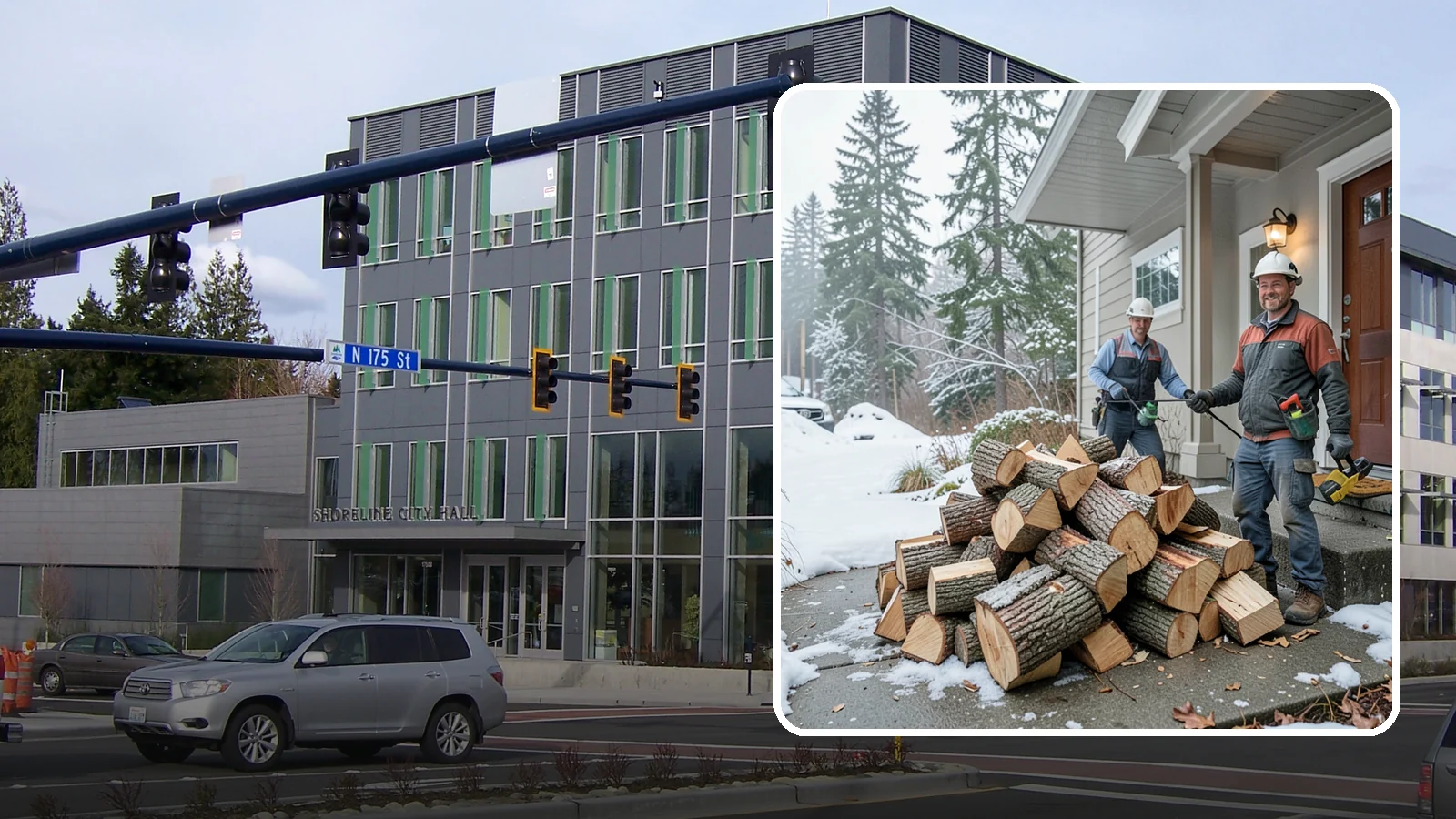 Emergency Firewood Delivery in Shoreline, King County, WA - When you unexpectedly run low on heat, we rush seasoned, ready-to-burn firewood to your door as quickly as we can.