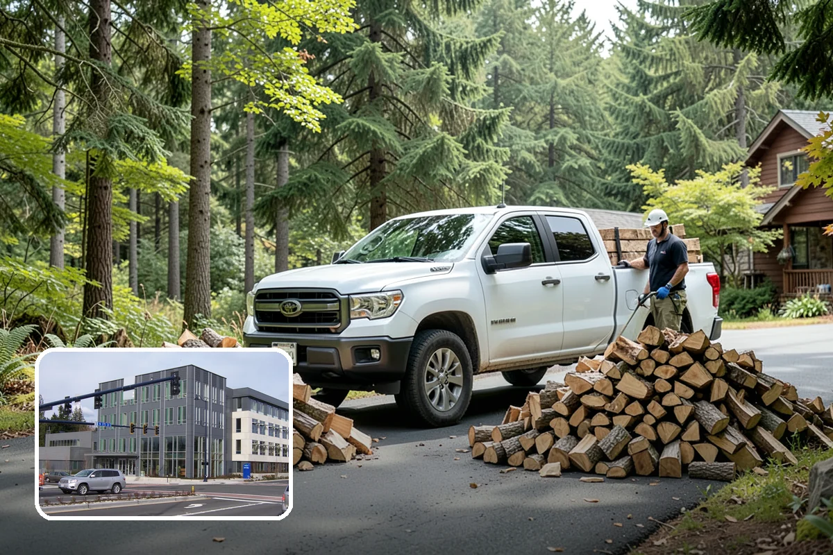 Emergency Firewood Delivery in Shoreline, King County, WA - Rapid dispatch when you are out of heat