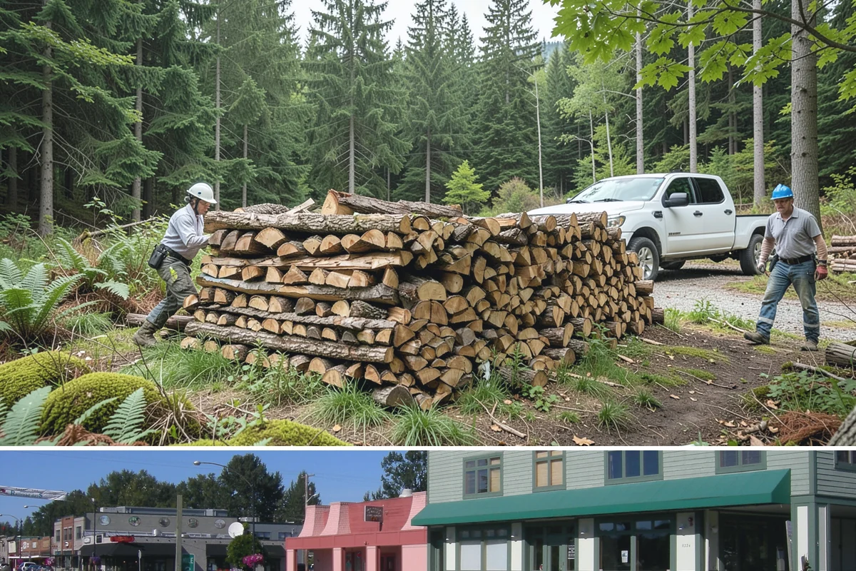 Emergency Firewood Delivery in Snoqualmie, King County, WA - Emergency delivery is available whenever you run short, and it is most in demand during winter cold spells and storms.