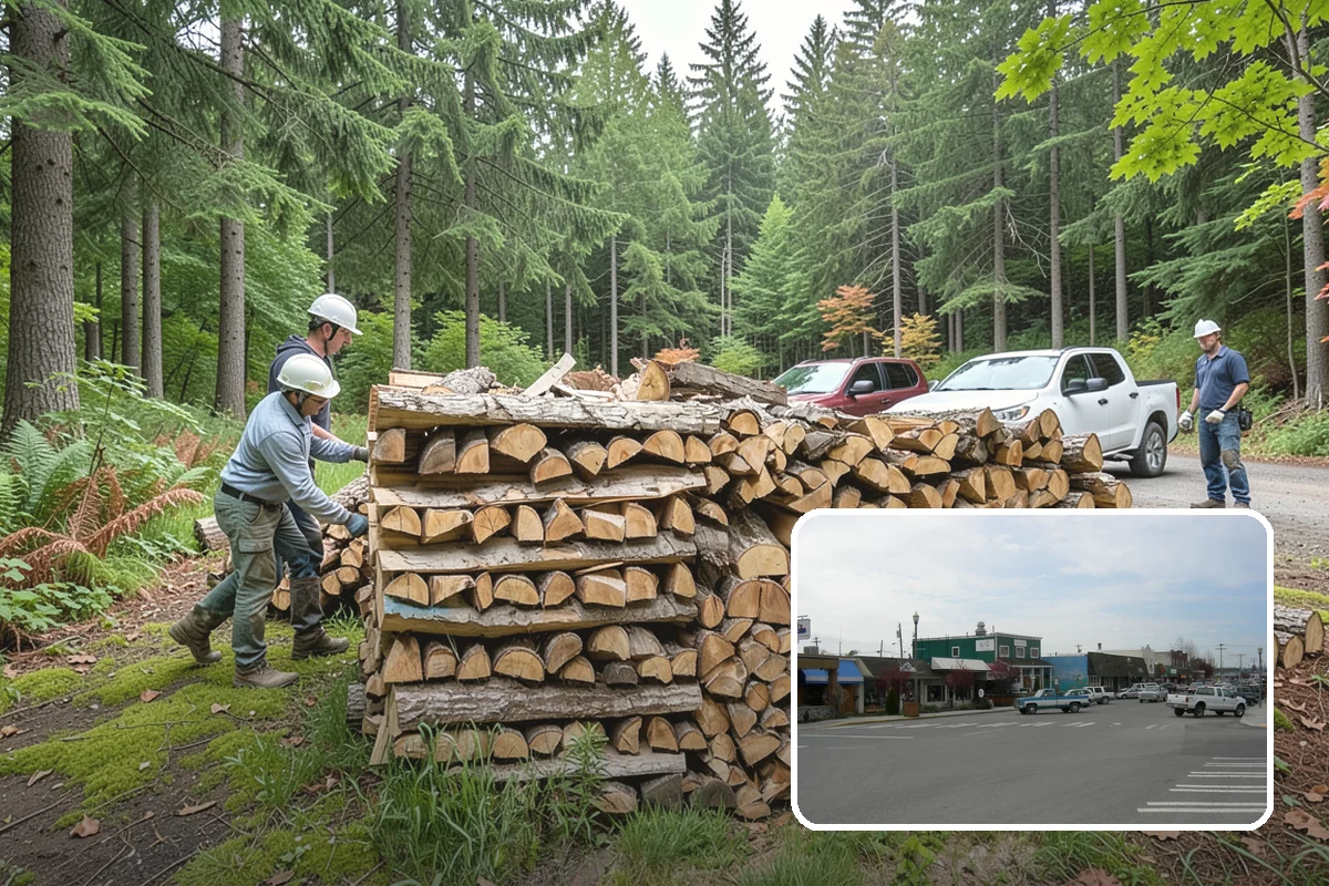 Emergency Firewood Delivery in Stanwood, Snohomish County, WA - Rapid dispatch when you are out of heat
