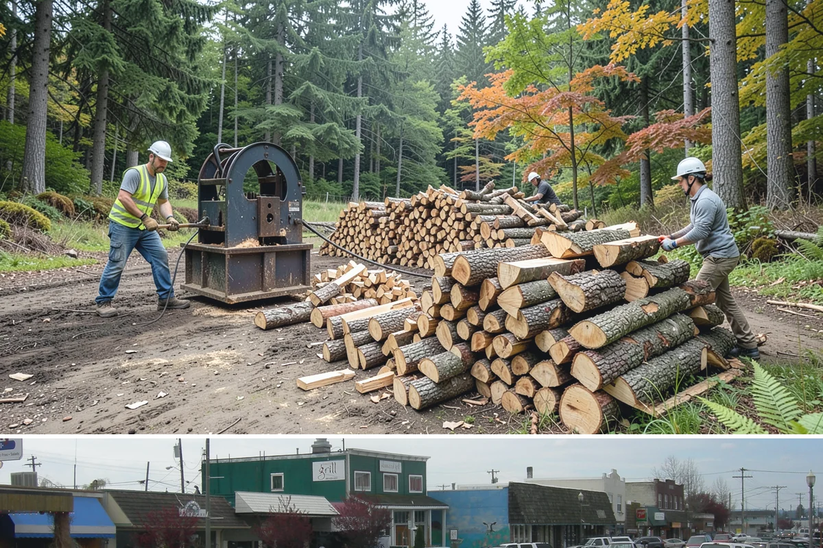 Emergency Firewood Delivery in Stanwood, Snohomish County, WA - Emergency delivery is available whenever you run short, and it is most in demand during winter cold spells and storms.