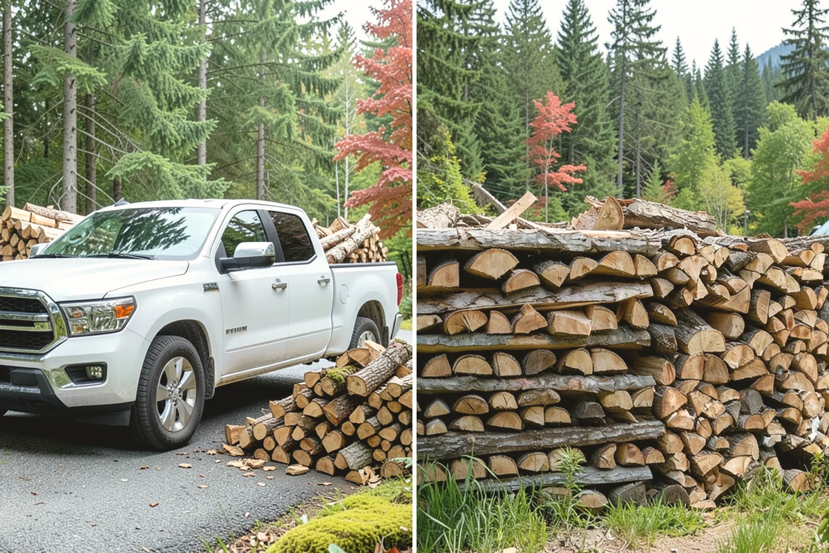 Emergency Firewood Delivery in Steilacoom, Pierce County, WA - You contact us with an urgent firewood need