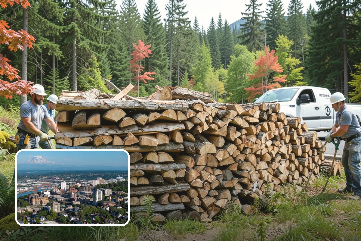 Emergency Firewood Delivery in Tacoma, Pierce County, WA - Rapid dispatch when you are out of heat