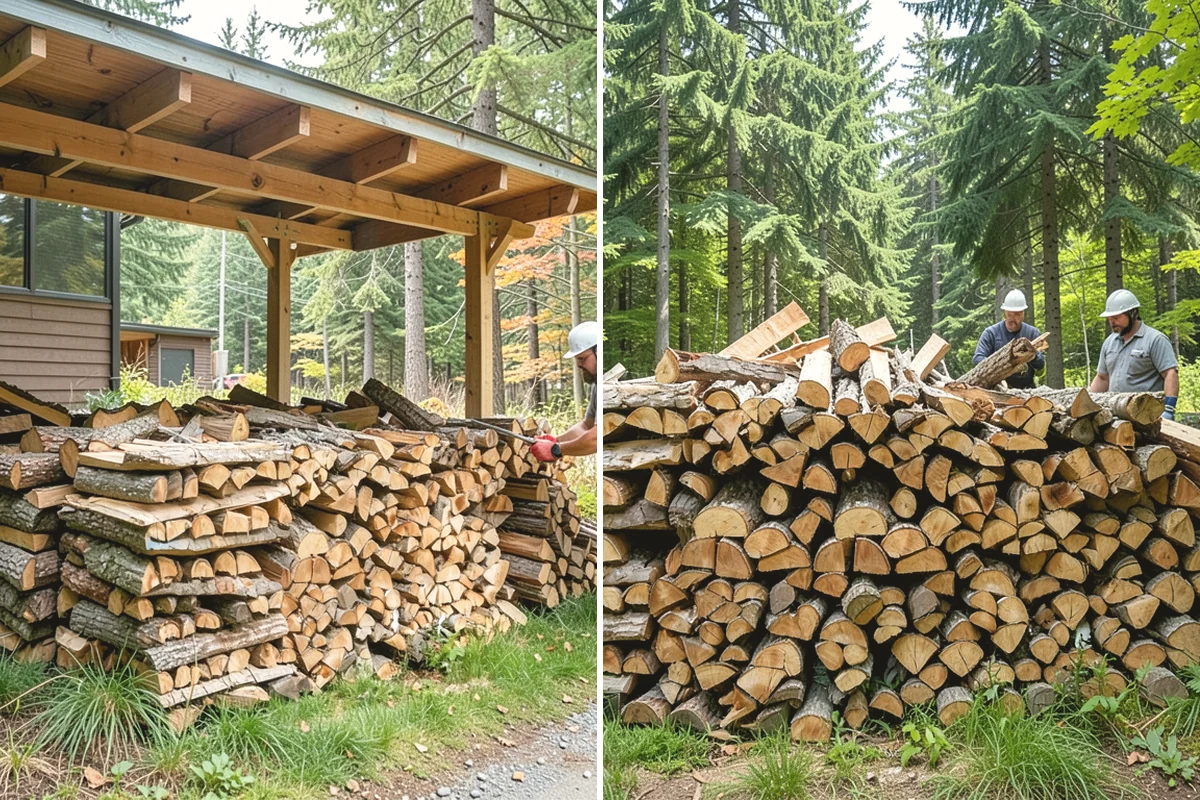 Emergency Firewood Delivery in Tacoma, Pierce County, WA - You contact us with an urgent firewood need