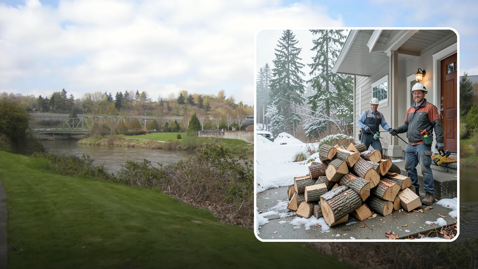 Emergency Firewood Delivery in Tukwila, King County, WA - When you unexpectedly run low on heat, we rush seasoned, ready-to-burn firewood to your door as quickly as we can.