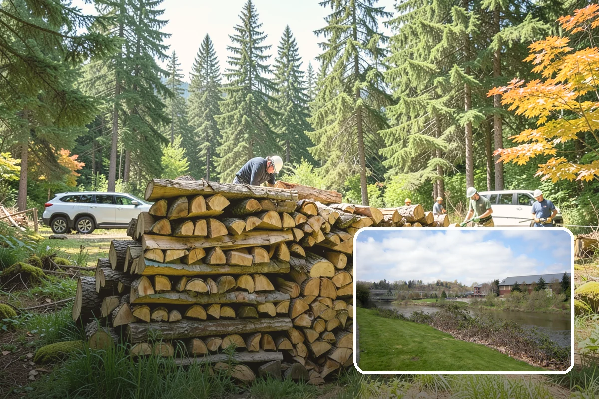 Emergency Firewood Delivery in Tukwila, King County, WA - Rapid dispatch when you are out of heat