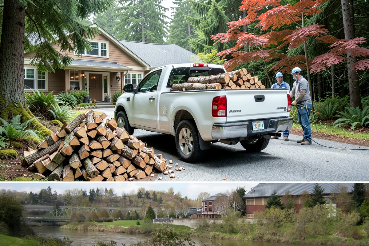 Emergency Firewood Delivery in Tukwila, King County, WA - Emergency delivery is available whenever you run short, and it is most in demand during winter cold spells and storms.